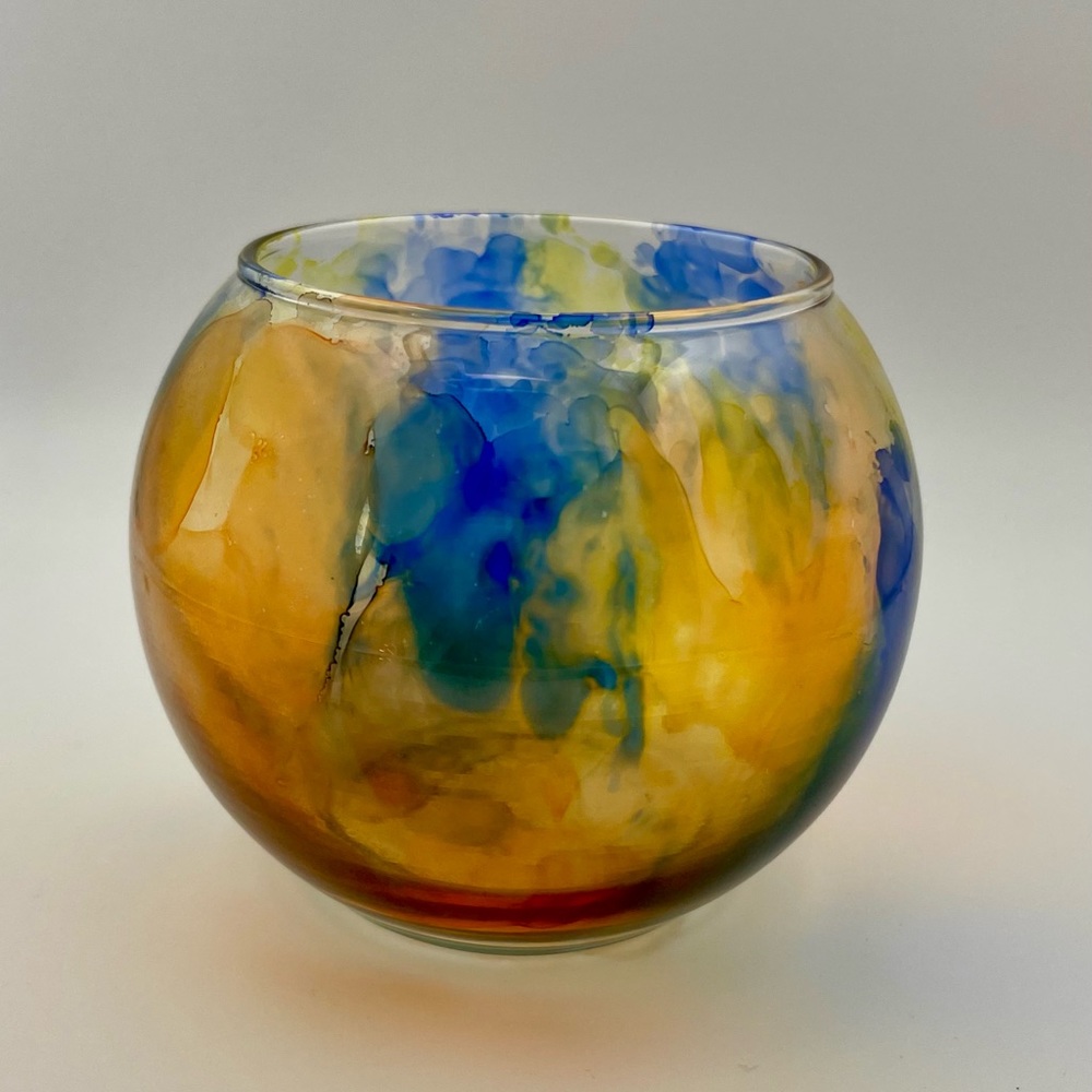 Alcohol ink bowl